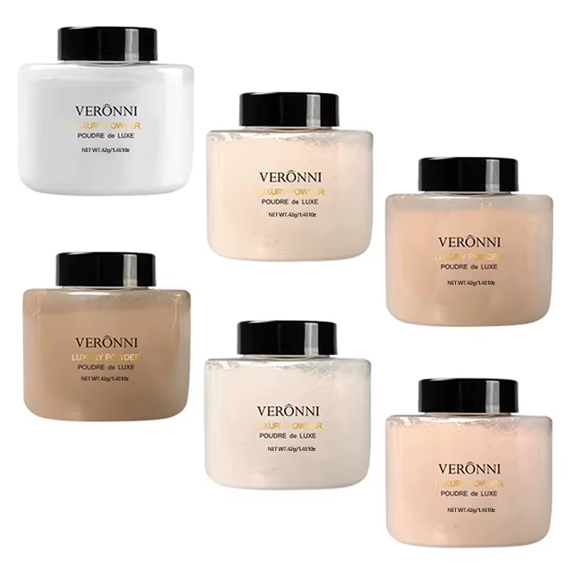 Banana Shaped Loose Powder Can Reduce Pores and Fine Lines, with a Long-Lasting Matte Effect and Natural Facial Makeup Powder