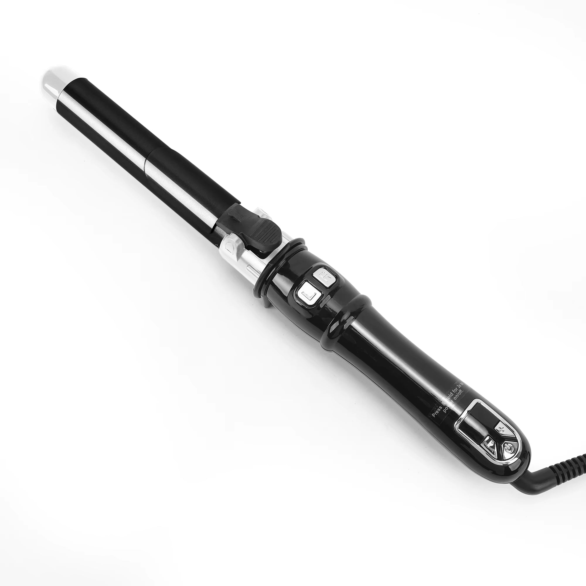 28Mm Automatic Curling Iron Wand LCD Display Adjustable Rotating Auto Hair Styling Curler