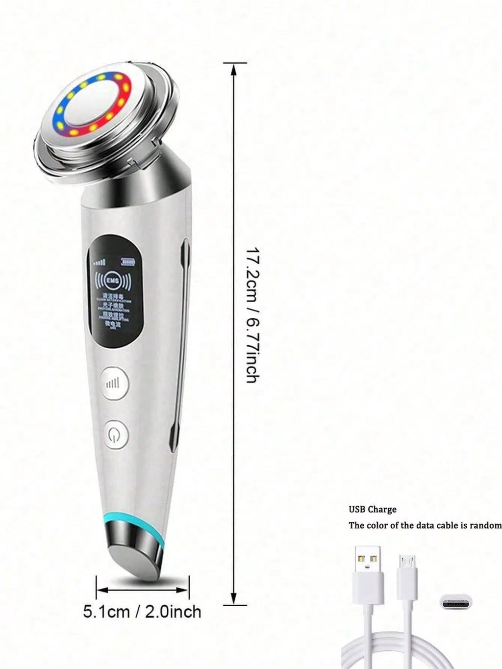 2026 1PC Gezicht Lifting Gezicht Massager Fr Elektroporatie Radio Frequentie Led Photon Huidverzorging Rechargeable