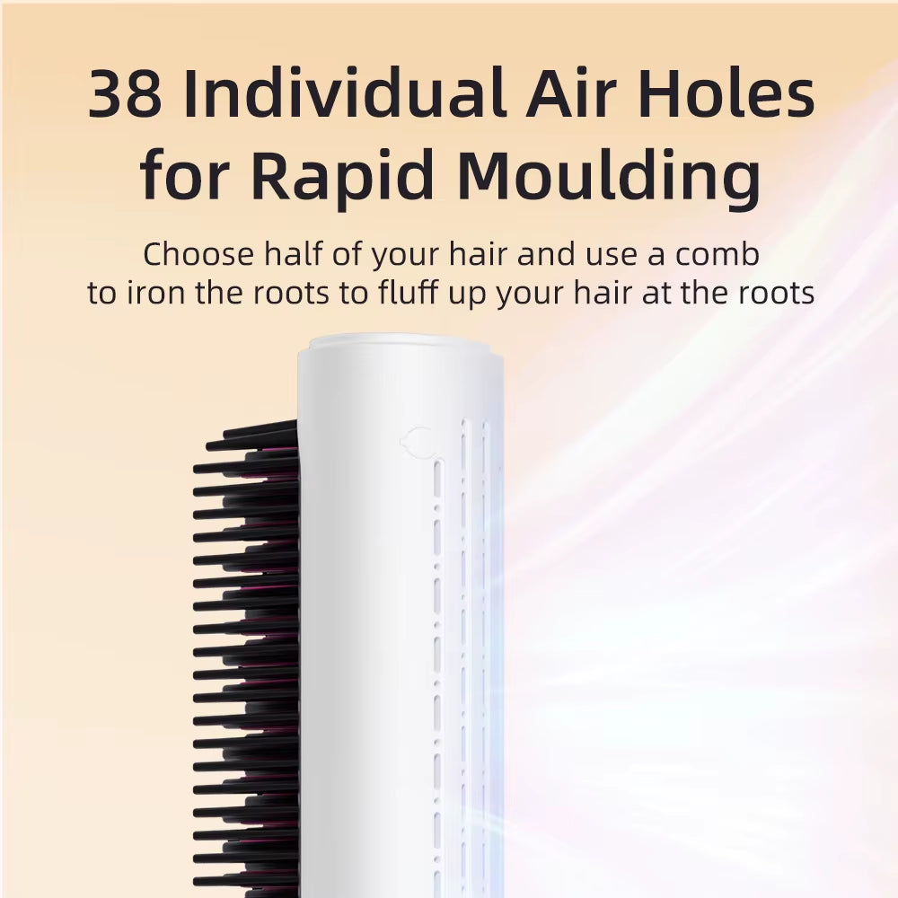 Electric Hot Comb Multifunctional Straight Hair Straightener Comb Negative Ion Anti-Scalding Styling Tool Straightening Brush