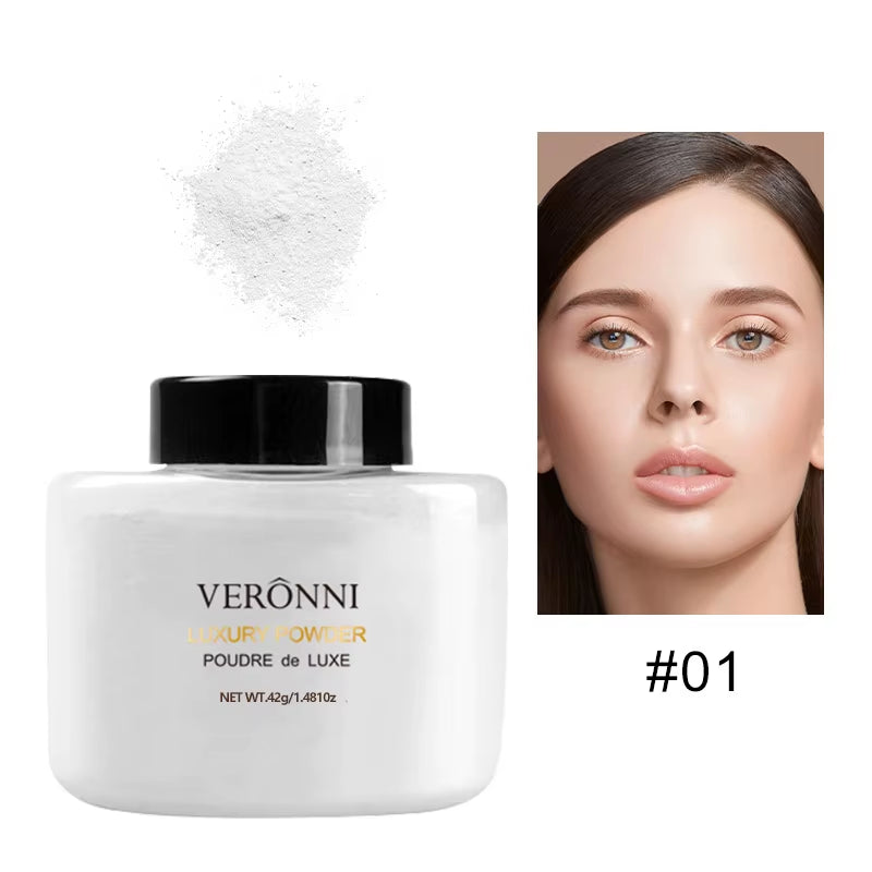 Banana Shaped Loose Powder Can Reduce Pores and Fine Lines, with a Long-Lasting Matte Effect and Natural Facial Makeup Powder