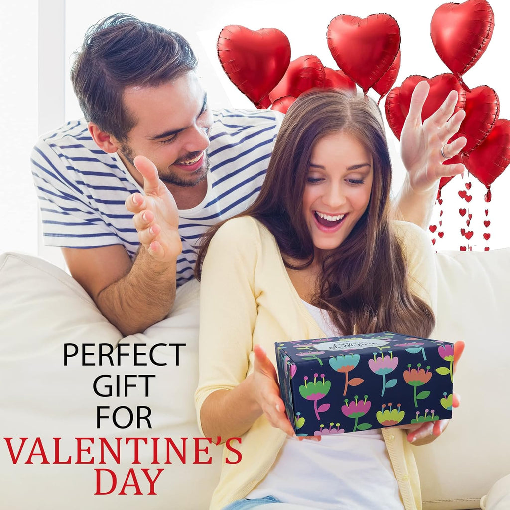 Valentines Bath Bombs for Women Gift Set - 24 Natural & Organic Bath Bombs with Essential Oils & Moisturizing Shea Butter, Spa Birthday Gift, Selfcare Gifts for Her, Women, Teen Girls Bridesmaid Gift